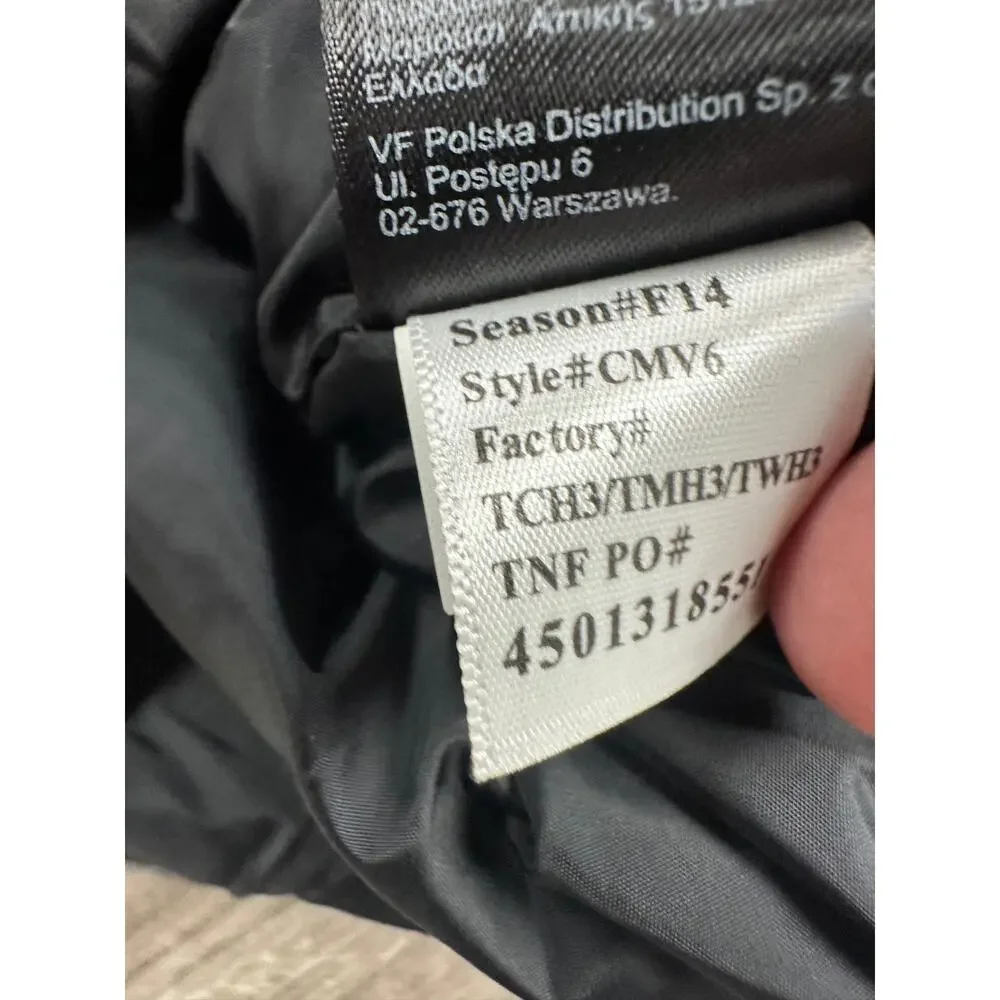 The North Face Wool Blend Retro Utility Vest Black Gray — Large